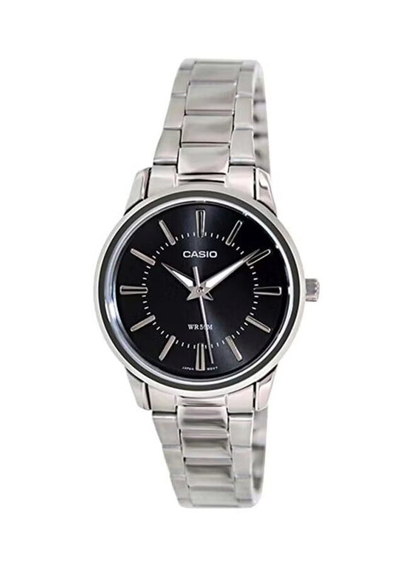 Casio Enticer Analog Watch for Women with Stainless Steel Band, Water Resistant, LTP-1303D-1A, Silver-Black
Casio Enticer Analog Watch for Women with Stainless Steel Band, Water Resistant, LTP-1303D-1A, Silver-Black