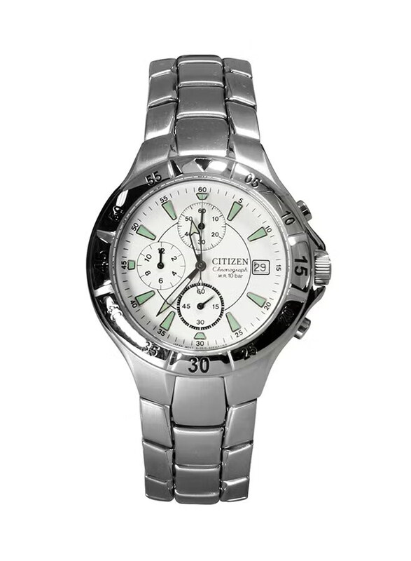 Citizen Formal Analog Watch for Men with Stainless Steel Band, Water Resistant, AN3330-51A, Silver-White
Citizen Formal Analog Watch for Men with Stainless Steel Band, Water Resistant, AN3330-51A, Silver-White