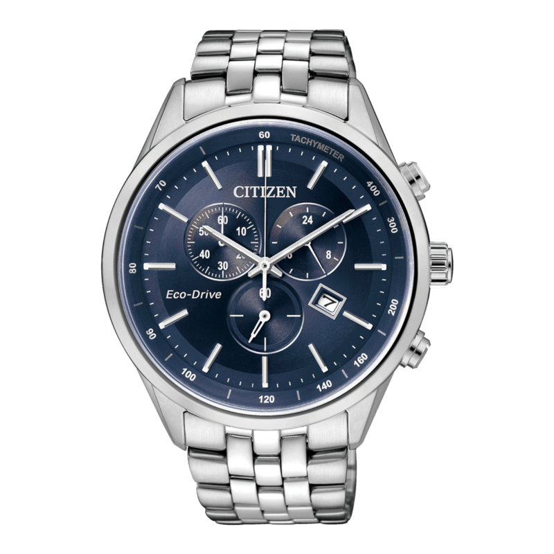Citizen Analog Watch for Men with Stainless Steel Band, Water Resistant and Chronograph, AT2140-55L, Silver-Blue
Citizen Analog Watch for Men with Stainless Steel Band, Water Resistant and Chronograph, AT2140-55L, Silver-Blue