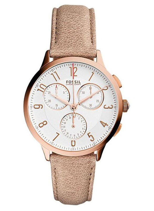 Fossil Abilene Analog Wrist Watch for Women with Leather Band, Chronograph, CH3016, Brown-White
Fossil Abilene Analog Wrist Watch for Women with Leather Band, Chronograph, CH3016, Brown-White