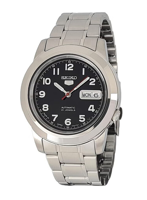 Seiko Analog Watch for Men with Stainless Steel Band, Water Resistant, SNKK35J1, Silver-Black
Seiko Analog Watch for Men with Stainless Steel Band, Water Resistant, SNKK35J1, Silver-Black