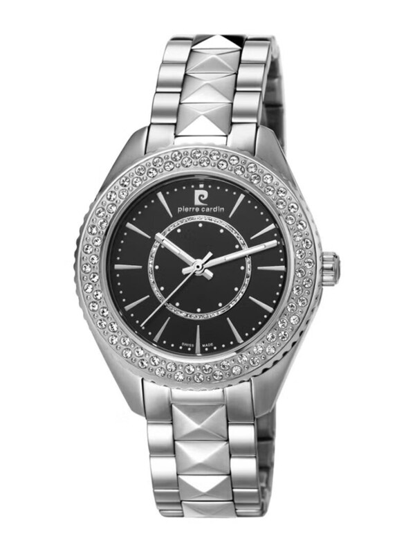 Pierre Cardin Swiss Made Quartz Casual Analog Watch for Women with Stainless Steel Band, PC106412S02, Silver-Black
Pierre Cardin Swiss Made Quartz Casual Analog Watch for Women with Stainless Steel Band, PC106412S02, Silver-Black