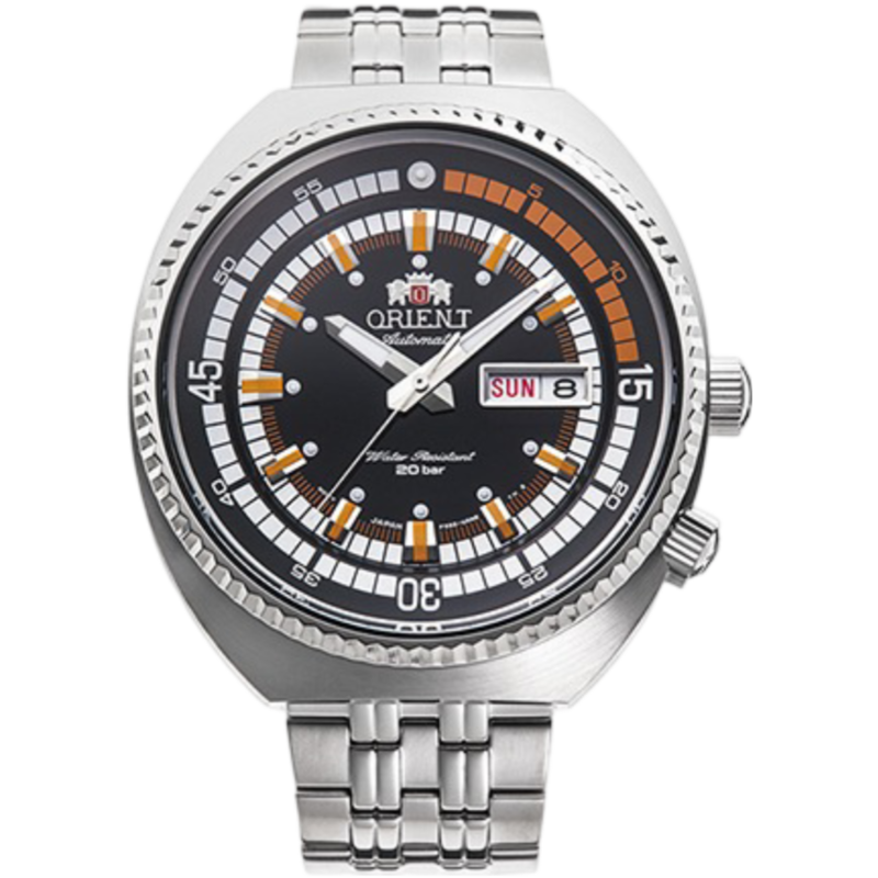 Orient Analog Watch for Men with Stainless Steel Band, Water Resistant, OW-RAAA0E05B, Silver-Black
Orient Analog Watch for Men with Stainless Steel Band, Water Resistant, OW-RAAA0E05B, Silver-Black