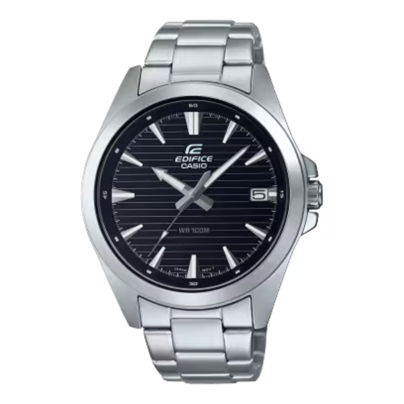Casio Edifice Analog Watch for Men with Stainless Steel Band, Water Resistant, EFV-140D-1AV, Silver-Black
Casio Edifice Analog Watch for Men with Stainless Steel Band, Water Resistant, EFV-140D-1AV, Silver-Black