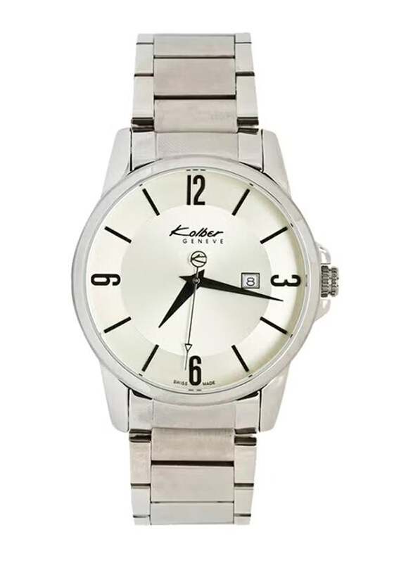 Kolber Formal Analog Quartz Watch for Men with Stainless Steel Band, K6001201161, Silver-White
Kolber Formal Analog Quartz Watch for Men with Stainless Steel Band, K6001201161, Silver-White