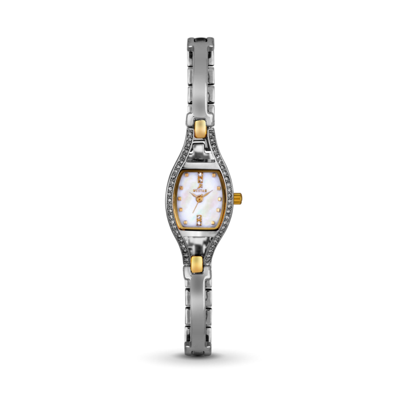 Westar Analog Watch for Women with Stainless Steel Band, Water Resistant, 20226CBN111, Multicolour-White
Westar Analog Watch for Women with Stainless Steel Band, Water Resistant, 20226CBN111, Multicolour-White