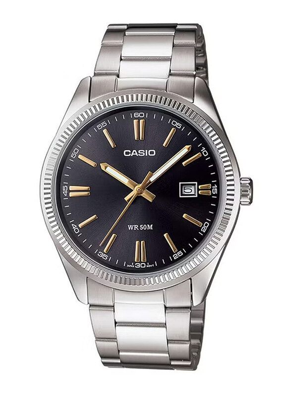 Casio Enticer Quartz Analog Watch for Men with Stainless Steel Band, Water Resistant, MTP-1302D-1A2VDF, Silver-Black
Casio Enticer Quartz Analog Watch for Men with Stainless Steel Band, Water Resistant, MTP-1302D-1A2VDF, Silver-Black
