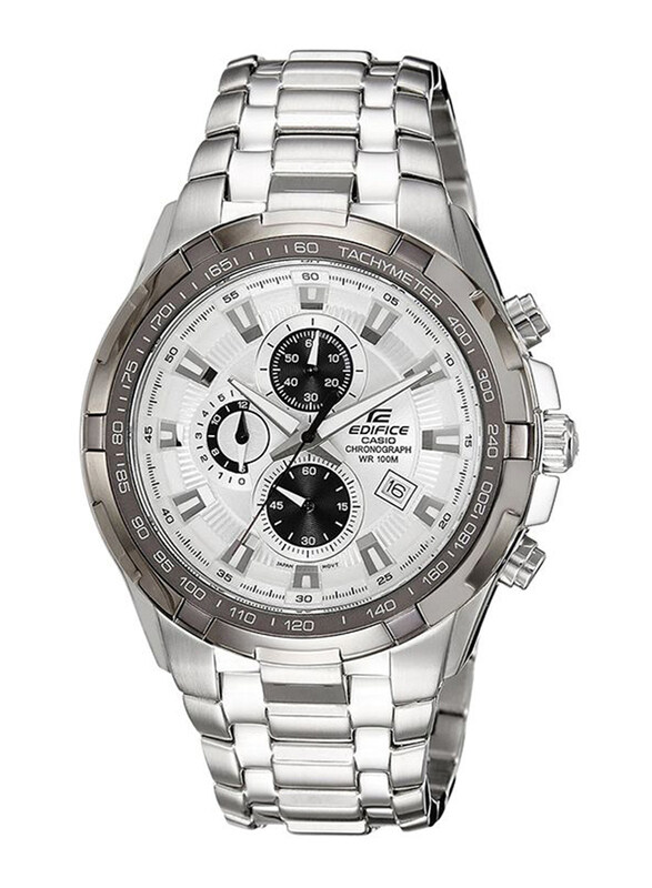 Casio Edifice Analog Wrist Watch for Men with Stainless Steel Band, Water Resistant and Chronograph, EF-539D-7AV, Silver-White
Casio Edifice Analog Wrist Watch for Men with Stainless Steel Band, Water Resistant and Chronograph, EF-539D-7AV, Silver-White