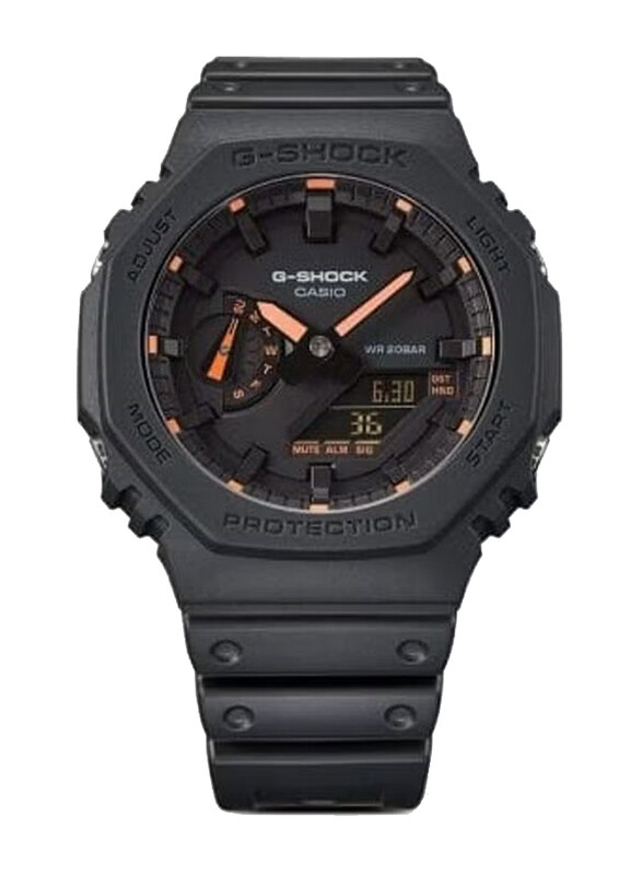 G-Shock Analog + Digital Dial Watch for Men with Resin Band, Water Resistant, GA-2100-1A4DR, Black
G-Shock Analog + Digital Dial Watch for Men with Resin Band, Water Resistant, GA-2100-1A4DR, Black