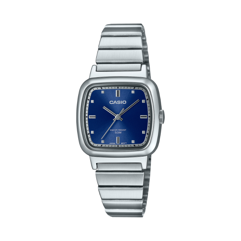 Casio Analog Watch for Women with Stainless Steel Band, Water Resistant, LTP-B140D-2AVDF, Silver-Blue
Casio Analog Watch for Women with Stainless Steel Band, Water Resistant, LTP-B140D-2AVDF, Silver-Blue