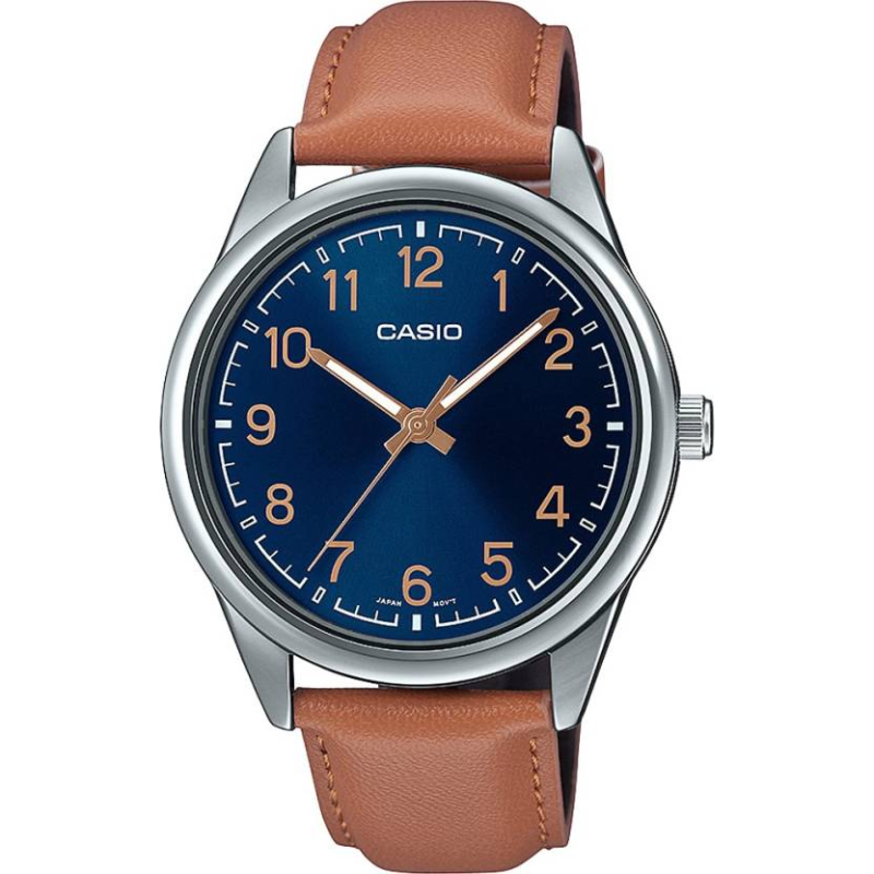 Casio Enticer Analog Watch for Men with Leather Band, Water Resistant, MTP-V005L-2B4UDF, Beige-Blue
Casio Enticer Analog Watch for Men with Leather Band, Water Resistant, MTP-V005L-2B4UDF, Beige-Blue
