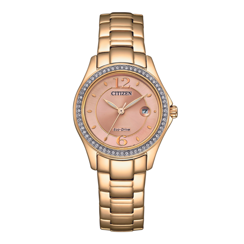 Citizen Analog Watch for Women with Stainless Steel Band, Water Resistant, FE1253-80X, Gold-Rose Gold
Citizen Analog Watch for Women with Stainless Steel Band, Water Resistant, FE1253-80X, Gold-Rose Gold