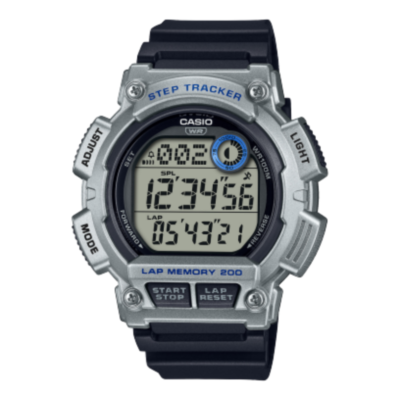 Casio Digital Watch for Men with Rubber Band, Water Resistant, WS-2100H-1A2VDF, Black-Grey
Casio Digital Watch for Men with Rubber Band, Water Resistant, WS-2100H-1A2VDF, Black-Grey