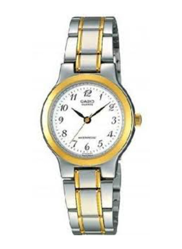 Casio Enticer Series Analog Watch for Women with Stainless Steel Band, Water Resistant, LTP-1131G-7ARDF, Multicolour-White
Casio Enticer Series Analog Watch for Women with Stainless Steel Band, Water Resistant, LTP-1131G-7ARDF, Multicolour-White