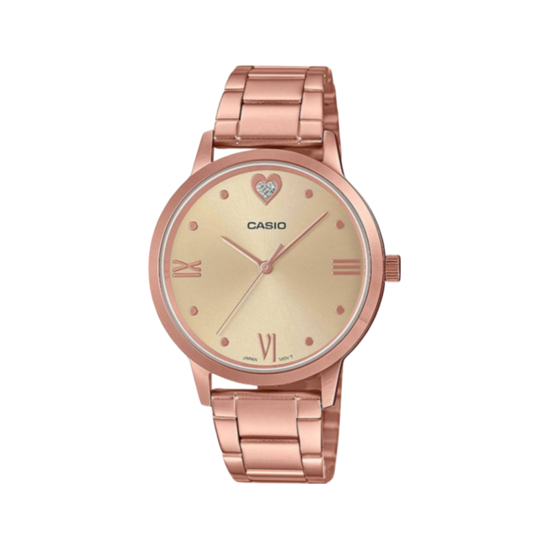 Casio Analog Watch for Women with Stainless Steel Band, Water Resistant, LTP-2022VPG-9CDR, Rose Gold-Rose Gold
Casio Analog Watch for Women with Stainless Steel Band, Water Resistant, LTP-2022VPG-9CDR, Rose Gold-Rose Gold