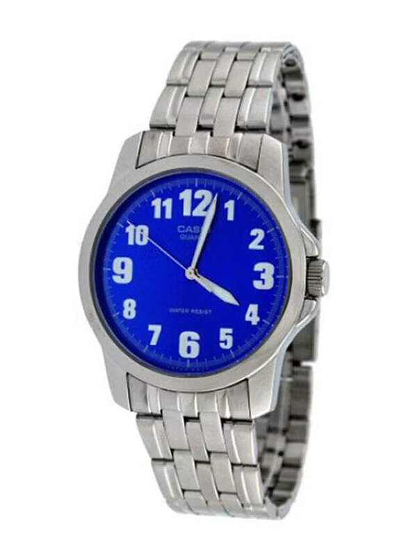 Casio Quartz Analog Watch for Men with Stainless Steel Band, Water Resistant, MTP-1216A-2BDF, Silver-Blue
Casio Quartz Analog Watch for Men with Stainless Steel Band, Water Resistant, MTP-1216A-2BDF, Silver-Blue
