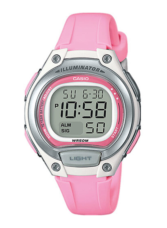 Casio Digital Watch for Women with Resin Band, Water Resistant, LW-203-4AVDF, Pink-Transparent
Casio Digital Watch for Women with Resin Band, Water Resistant, LW-203-4AVDF, Pink-Transparent