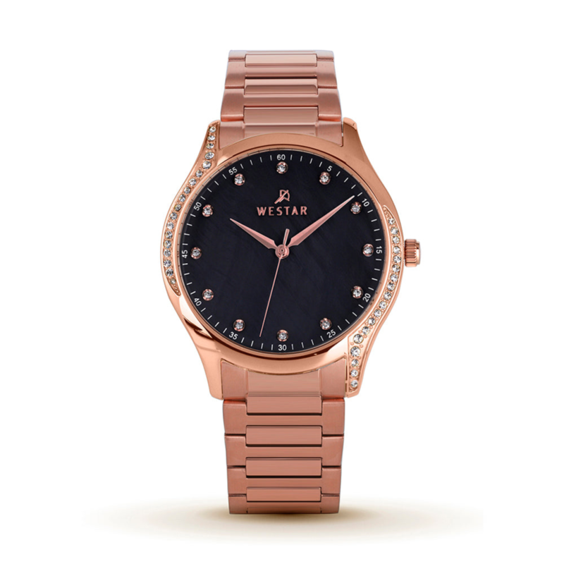 Westar Analog Watch for Women with Stainless Steel Band, Water Resistant, 00127PPN613, Rose Gold-Black
Westar Analog Watch for Women with Stainless Steel Band, Water Resistant, 00127PPN613, Rose Gold-Black