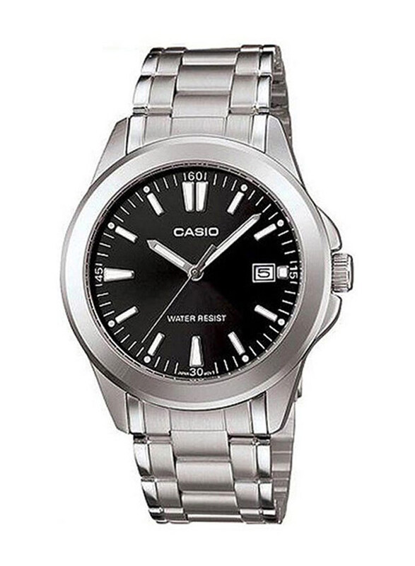 Casio Enticer Analog Watch for Men with Stainless Steel Band, Water Resistant, MTP1215A-1A2DF, Silver-Black
Casio Enticer Analog Watch for Men with Stainless Steel Band, Water Resistant, MTP1215A-1A2DF, Silver-Black
