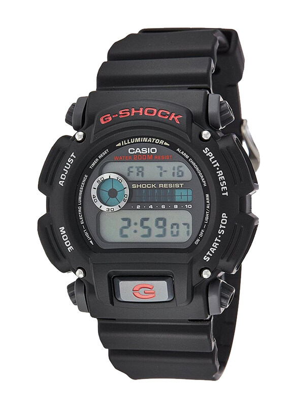G-Shock Sports Digital Watch for Men with Rubber Band, Chronograph and Water Resistant, DW9052-1V, Black
G-Shock Sports Digital Watch for Men with Rubber Band, Chronograph and Water Resistant, DW9052-1V, Black