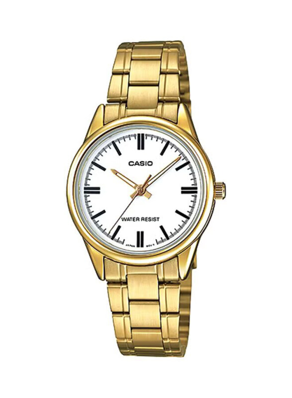 Casio Dress Analog Quartz Watch for Women with Stainless Steel Band, Water Resistant, LTP-V005G-7AUDF, Gold-White
Casio Dress Analog Quartz Watch for Women with Stainless Steel Band, Water Resistant, LTP-V005G-7AUDF, Gold-White
