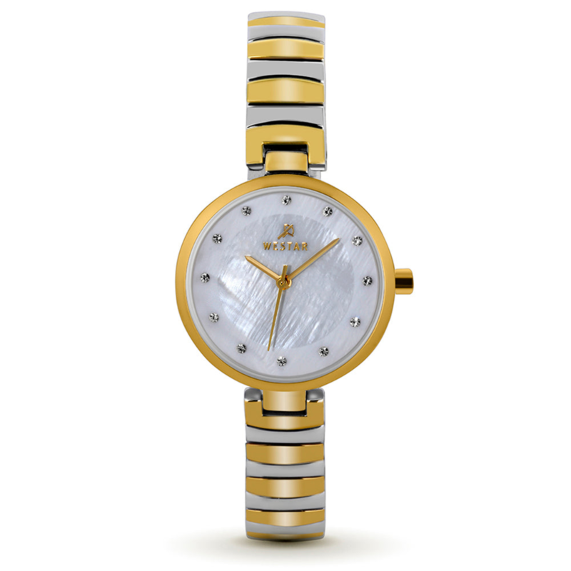 Westar Zing Analog Watch for Women with Stainless Steel Band, Water Resistant, 00148CBN111, Multicolour-White Mother Of Pearl
Westar Zing Analog Watch for Women with Stainless Steel Band, Water Resistant, 00148CBN111, Multicolour-White Mother Of Pearl