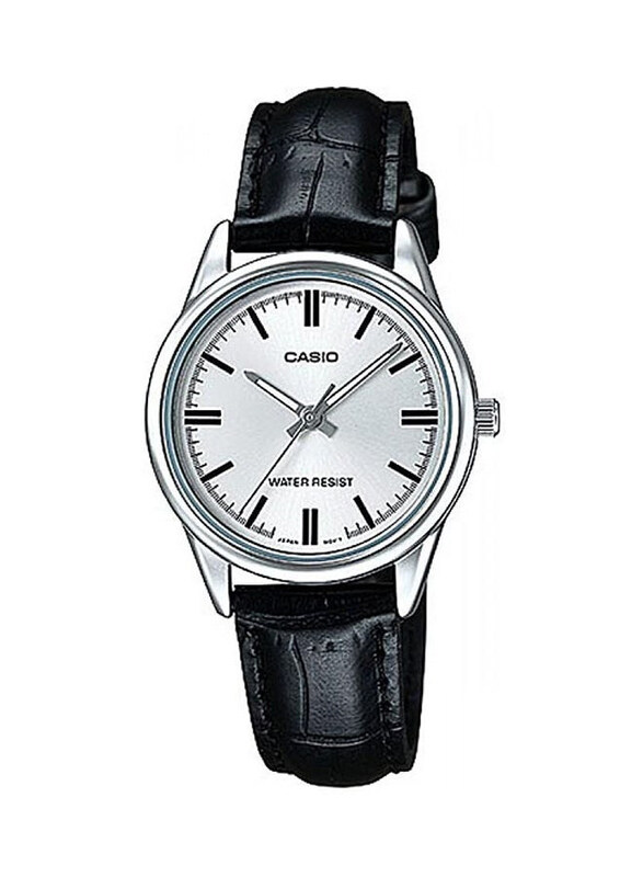 Casio Analog Watch for Men with Leather Band, Water Resistant, LTP-V005L-7A, Black-Silver
Casio Analog Watch for Men with Leather Band, Water Resistant, LTP-V005L-7A, Black-Silver