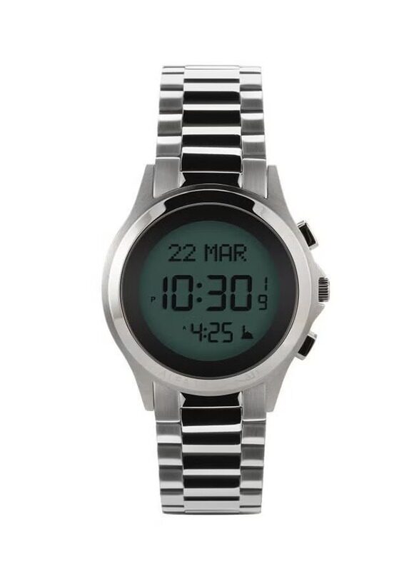 Al Fajr Digital Watch for Men with Stainless Steel Band, Water Resistant, Wr02, Silver-Green
Al Fajr Digital Watch for Men with Stainless Steel Band, Water Resistant, Wr02, Silver-Green