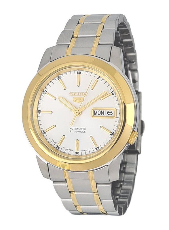 Seiko Analog Watch for Men With Stainless Steel Band, Water Resistant, SNKE54J1, Silver/God-Silver
Seiko Analog Watch for Men With Stainless Steel Band, Water Resistant, SNKE54J1, Silver/God-Silver