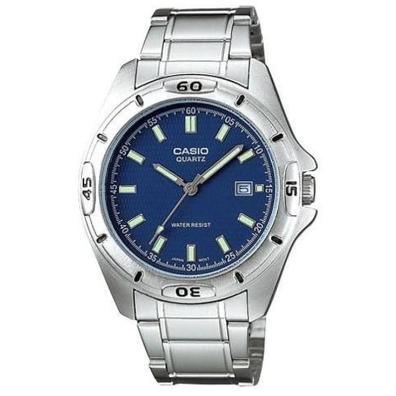 Casio Enticer Men Analog Watch for Men with Stainless Steel Band, Water Resistant, MTP-1244D-2ADF, Silver-Blue
Casio Enticer Men Analog Watch for Men with Stainless Steel Band, Water Resistant, MTP-1244D-2ADF, Silver-Blue