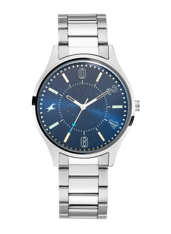 Fastrack Analog Watch for Men With Stainless Steel Band, Water Resistant, Silver-Blue
Fastrack Analog Watch for Men With Stainless Steel Band, Water Resistant, Silver-Blue
