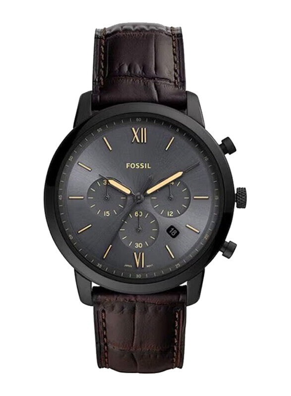 Fossil Analog Watch for Men with Leather Band, Water Resistant and Chronograph, FS5579, Black
Fossil Analog Watch for Men with Leather Band, Water Resistant and Chronograph, FS5579, Black