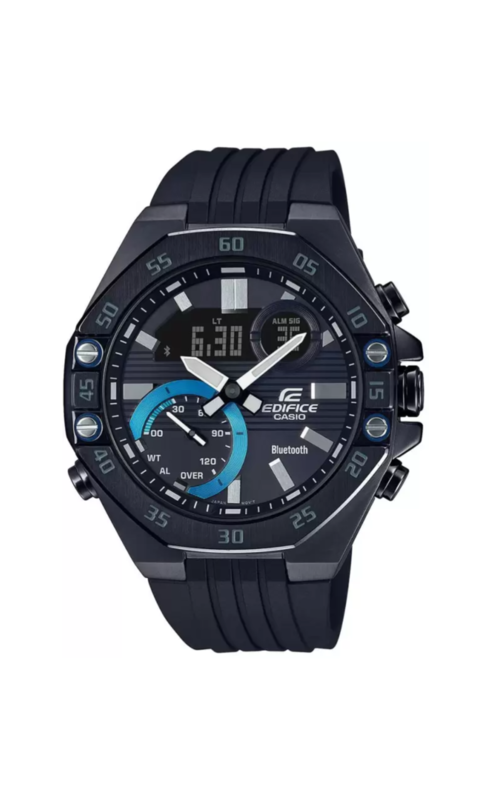 Casio Edifice Analog/Digital Watch for Men with Resin Band, Water Resistant and Chronograph, ED496 (ECB-10PB-1ADF), Black-Multicolour
Casio Edifice Analog/Digital Watch for Men with Resin Band, Water Resistant and Chronograph, ED496 (ECB-10PB-1ADF), Black-Multicolour