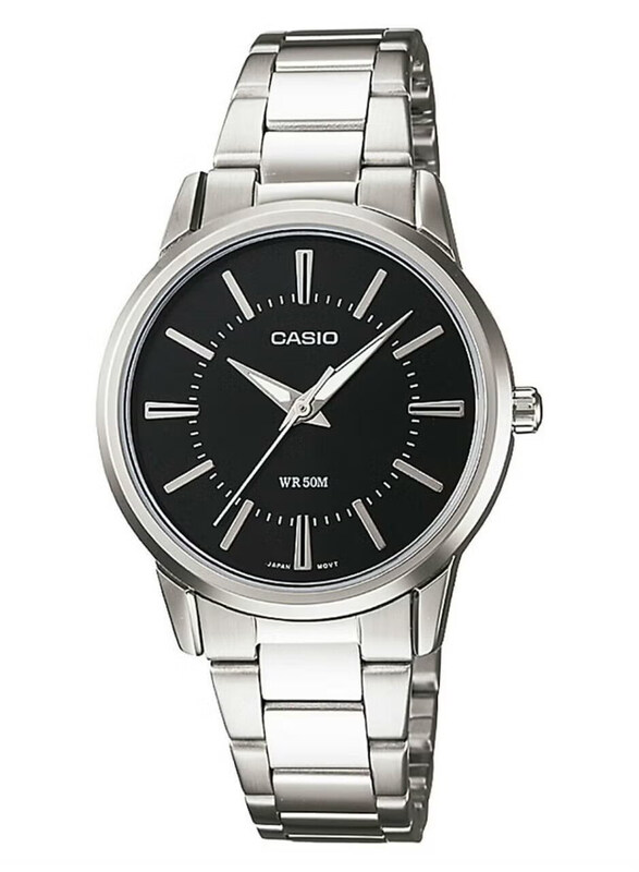 Casio Enticer Analog Formal Wrist Watch for Women with Stainless Steel Band, Water Resistant, LTP1303D-1A, Silver-Black
Casio Enticer Analog Formal Wrist Watch for Women with Stainless Steel Band, Water Resistant, LTP1303D-1A, Silver-Black