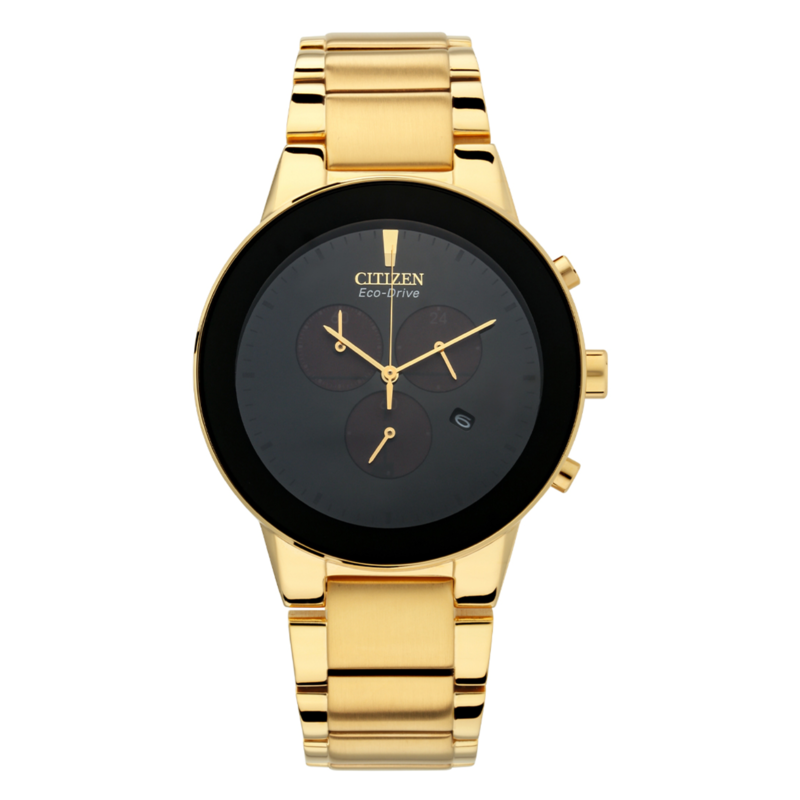 Citizen Analog Watch for Men with Stainless Steel Band, Water Resistant and Chronograph, AT2242-55E, Gold-Black
Citizen Analog Watch for Men with Stainless Steel Band, Water Resistant and Chronograph, AT2242-55E, Gold-Black