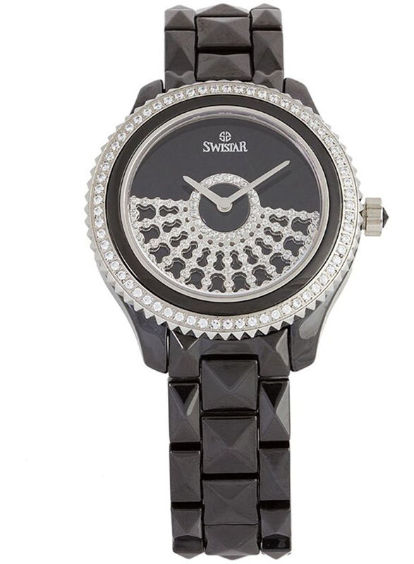 Swistar Analog Watch for Women with Stainless Steel Band, SW5808-7M, Black/Silver
Swistar Analog Watch for Women with Stainless Steel Band, SW5808-7M, Black/Silver
