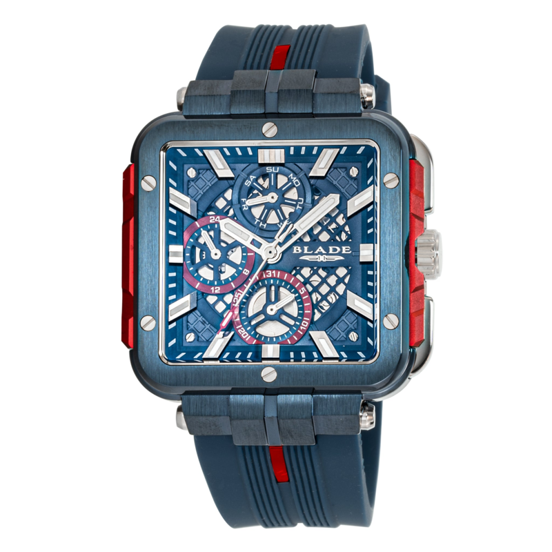 Blade Fierce Atom Analog Watch for Men with Silicone Band, Water Resistant and Chronograph, 3654G5BBB, Blue-Blue
Blade Fierce Atom Analog Watch for Men with Silicone Band, Water Resistant and Chronograph, 3654G5BBB, Blue-Blue
