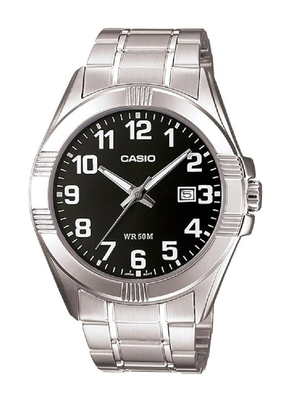 Casio Analog Watch for Men with Stainless Steel Band, Water Resistant, MTP-1308D-1BVDF, Silver-Black
Casio Analog Watch for Men with Stainless Steel Band, Water Resistant, MTP-1308D-1BVDF, Silver-Black