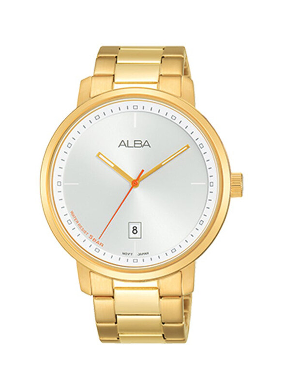 Alba Analog Watch for Men with Stainless Steel Band, Water Resistant, AS9F38X1, Gold-Silver
Alba Analog Watch for Men with Stainless Steel Band, Water Resistant, AS9F38X1, Gold-Silver