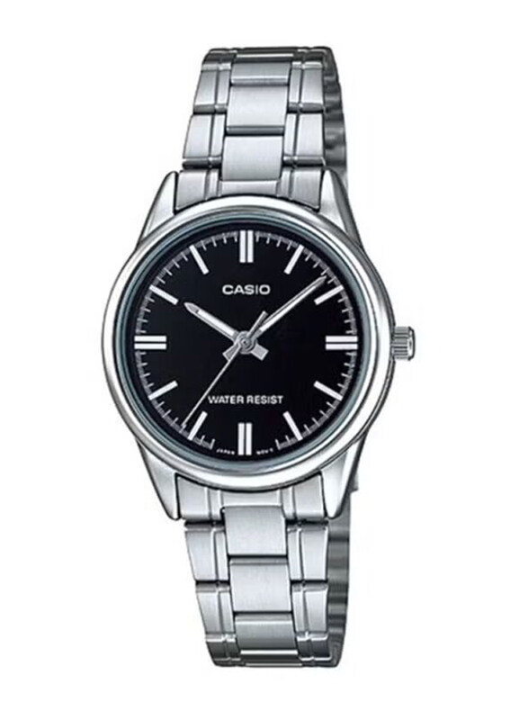 Casio Enticer Analog Watch for Women with Stainless Steel Band, Water Resistant, LTP-V005D-1A, Silver-Black
Casio Enticer Analog Watch for Women with Stainless Steel Band, Water Resistant, LTP-V005D-1A, Silver-Black