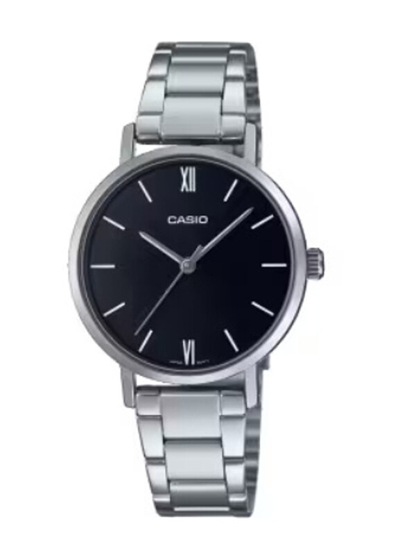 Casio Enticer Analog Watch for Women with Stainless Steel Band, Water Resistant, LTP-VT02D-1AUDF, Silver-Black
Casio Enticer Analog Watch for Women with Stainless Steel Band, Water Resistant, LTP-VT02D-1AUDF, Silver-Black