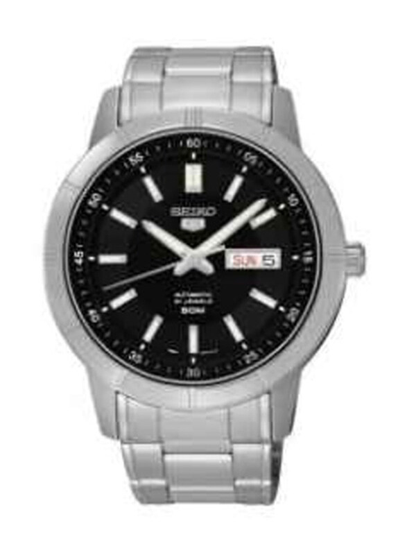 Seiko Analog Watch for Men with Stainless Steel Band, Water Resistant, SNKN55J1, Black-Silver
Seiko Analog Watch for Men with Stainless Steel Band, Water Resistant, SNKN55J1, Black-Silver