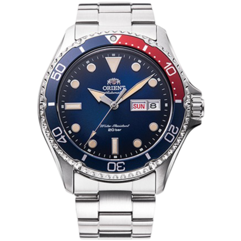 Orient Analog Watch for Men with Stainless Steel Band, Water Resistant, OW-RAAA0812, Silver-Blue
Orient Analog Watch for Men with Stainless Steel Band, Water Resistant, OW-RAAA0812, Silver-Blue