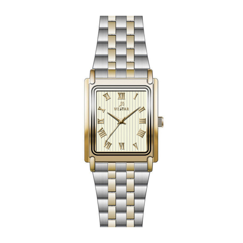 Westar Analog Watch for Women with Stainless Steel Band, Water Resistant, EX6589CBN102, Silver/gold-Gold
Westar Analog Watch for Women with Stainless Steel Band, Water Resistant, EX6589CBN102, Silver/gold-Gold