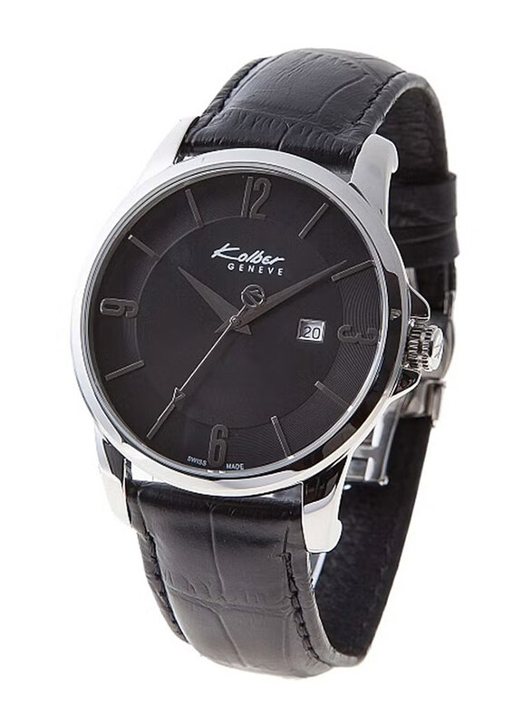 Kolber Les Classiques Analog Watch for Men with Leather Band, K6001101361, Black
Kolber Les Classiques Analog Watch for Men with Leather Band, K6001101361, Black