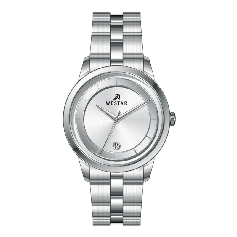 Westar Analog Watch for Women with Stainless Steel Band, Water Resistant, 00137STN107, Silver-Silver
Westar Analog Watch for Women with Stainless Steel Band, Water Resistant, 00137STN107, Silver-Silver