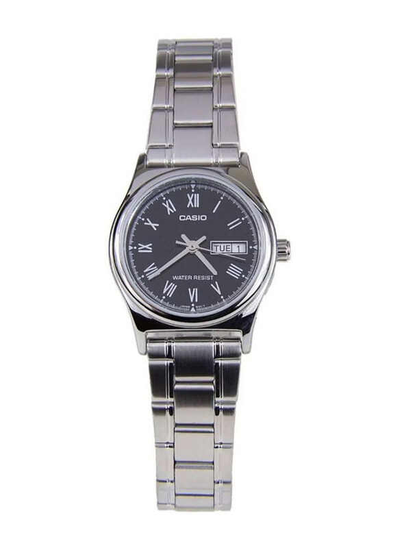 Casio Formal Analog Watch for Women with Stainless Steel Band, Water Resistant, LTP V006D-1B, Silver-Black
Casio Formal Analog Watch for Women with Stainless Steel Band, Water Resistant, LTP V006D-1B, Silver-Black