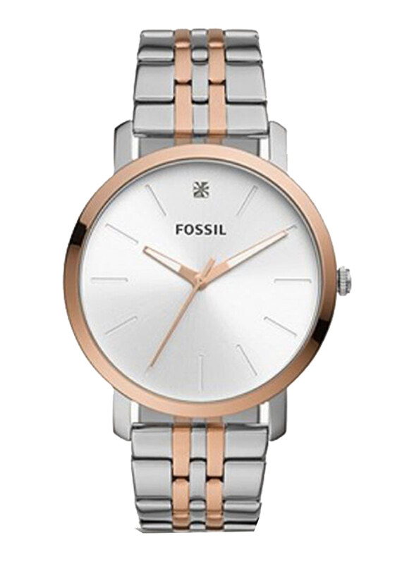Fossil Analog Watch for Men with Stainless Steel Band, BQ2417, Silver/Rose Gold-White
Fossil Analog Watch for Men with Stainless Steel Band, BQ2417, Silver/Rose Gold-White