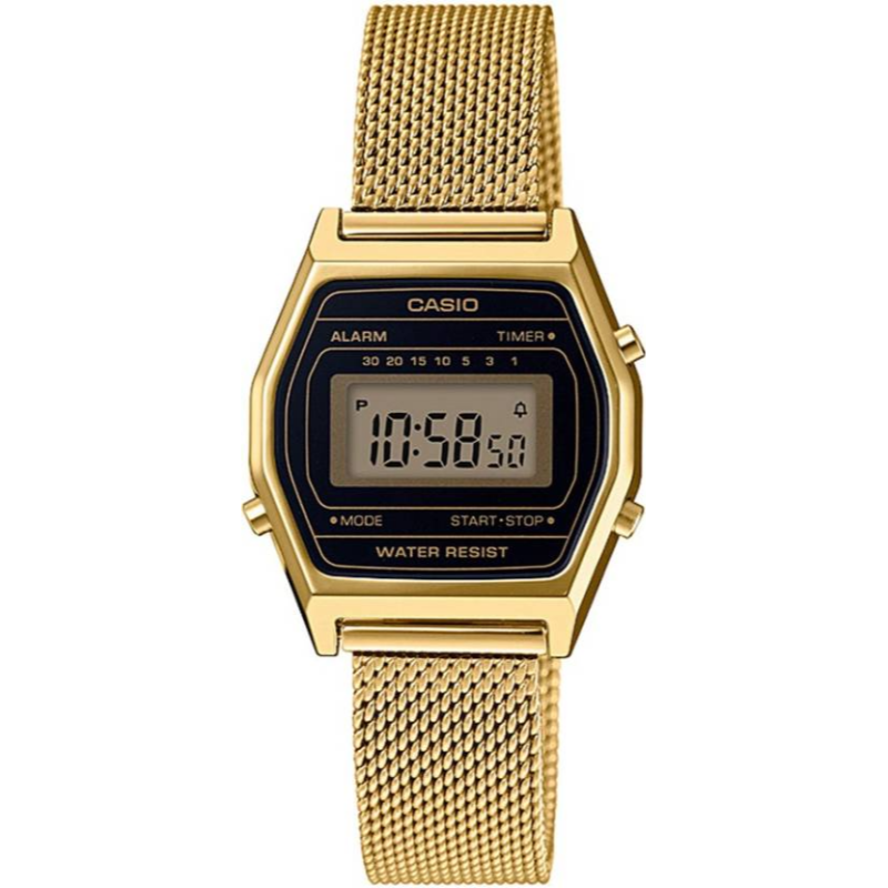 Casio Vintage Series Digital Unisex Watch with Stainless Steel Band, Water Resistant, LA690WEMY-1DF, Gold-Black
Casio Vintage Series Digital Unisex Watch with Stainless Steel Band, Water Resistant, LA690WEMY-1DF, Gold-Black