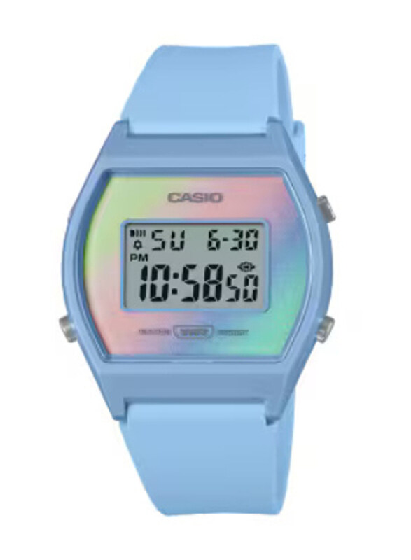 Casio Pop Digital Watch for Women with Resin Band, Water Resistant, LW-205H-2ADF, Blue-Multicolour
Casio Pop Digital Watch for Women with Resin Band, Water Resistant, LW-205H-2ADF, Blue-Multicolour
